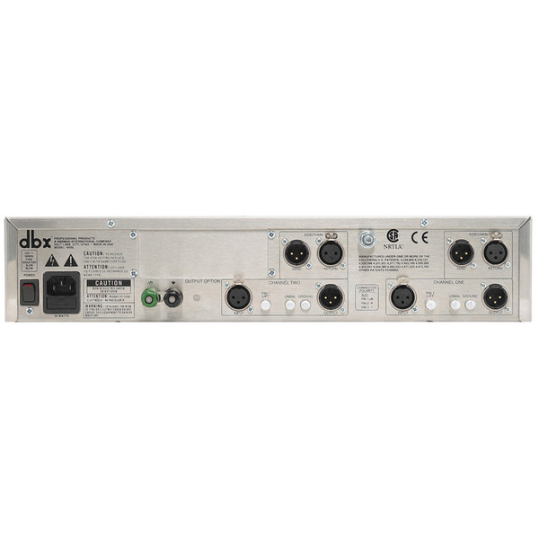 dbx 160SL Blues Series Stereo Compressor/Limiter Rear