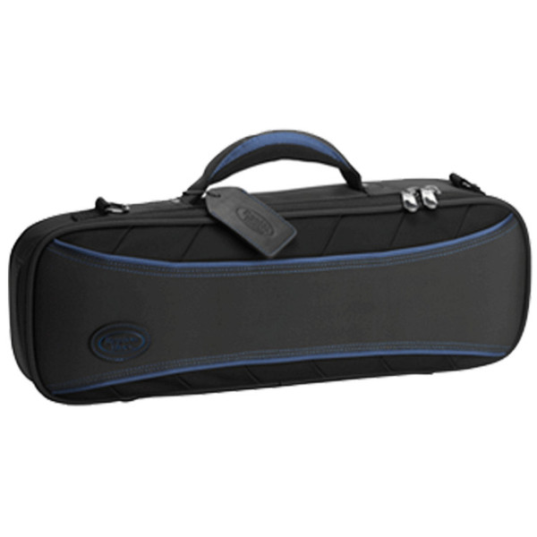 Reunion Blues Continental Trumpet Case, Charcoal and Blue