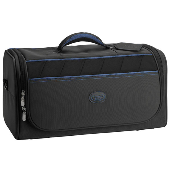 Reunion Blues Continental Triple Trumpet Case, Charcoal and Blue