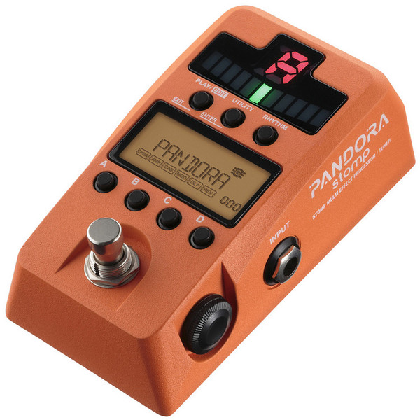 Korg Pandora Stomp Multi Effect Processor and Tuner, Orange