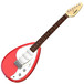 Vox MKIII Teardrop Electric Guitar, Salmon Red