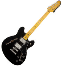 Fender Modern Player Starcaster, Braço de Acer, Preto