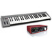 Focusrite Scarlett 2i4 USB Interface + Acorn MasterKey 49 Keyboard