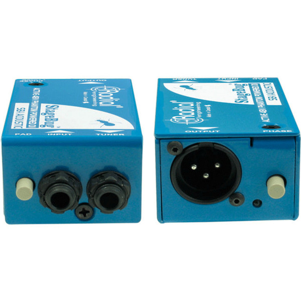 Radial StageBug SB-1 Active Acoustic DI Box - Front and Back