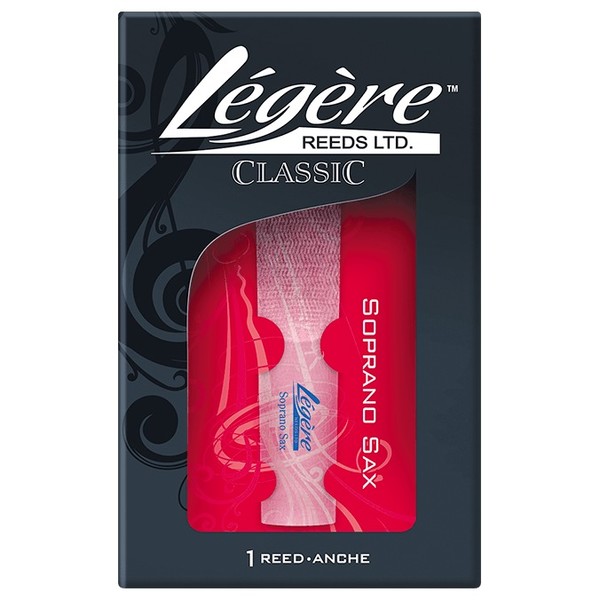 Legere Soprano Saxophone Classic Cut Synthetic Reed, 1.75