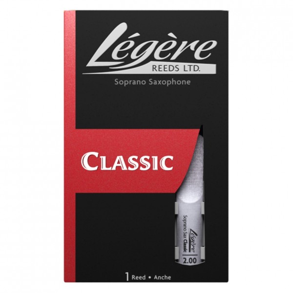 Legere Soprano Saxophone Synthetic Reed, Strength 2