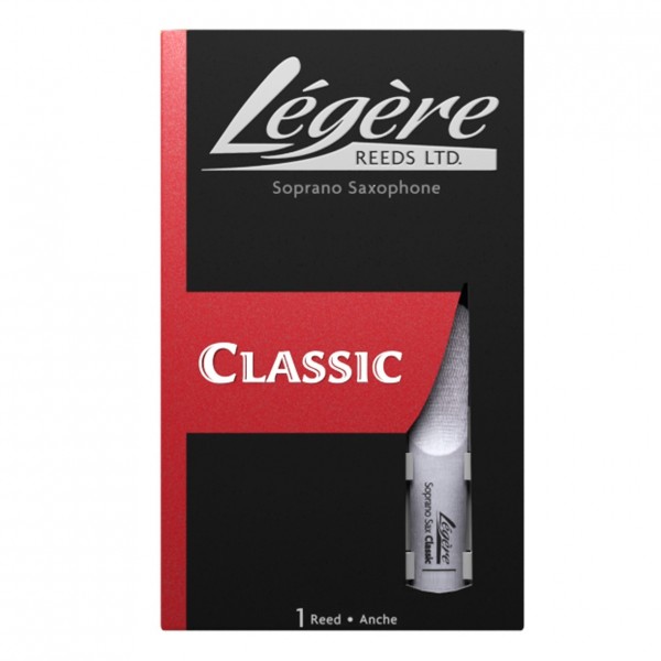 Legere Soprano Saxophone Synthetic Reed, Strength 2.25