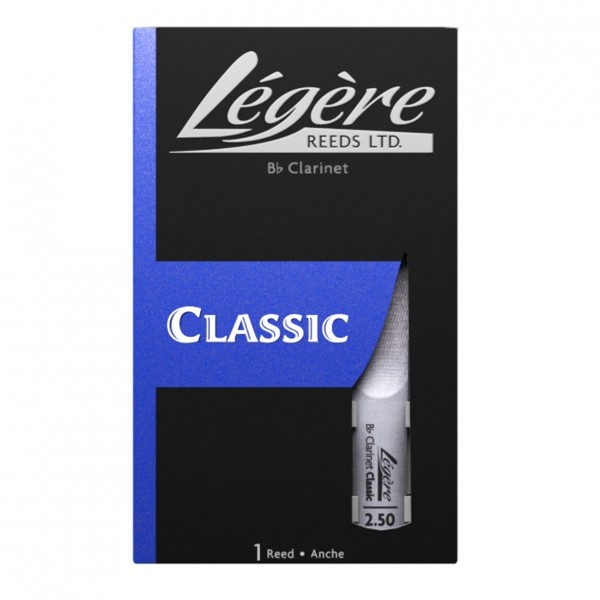 Legere Clarinet Synthetic Reed, Strength 2.5