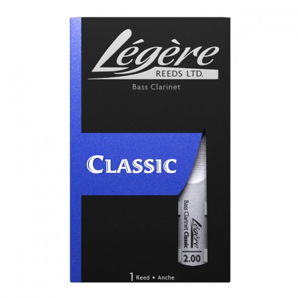 Legere Bass Clarinet Synthetic Reed, Strength 2
