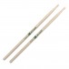 Promark Classic Forward 7A Hickory Drumsticks, Wood Tip
