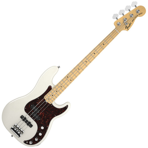 Fender American Deluxe Precision Bass Ash, MN, White Blonde