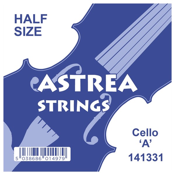 Astrea Cello A String, 1/4 - 1/2