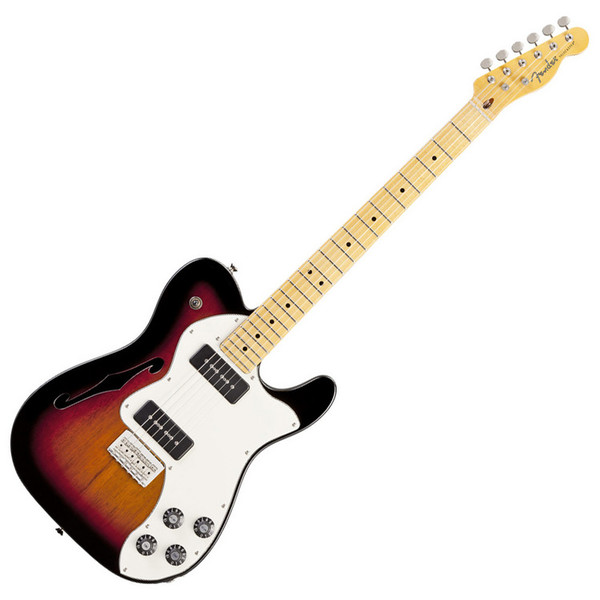 Fender Modern Player Telecaster Thinline Deluxe, 3 Colour Sunburst