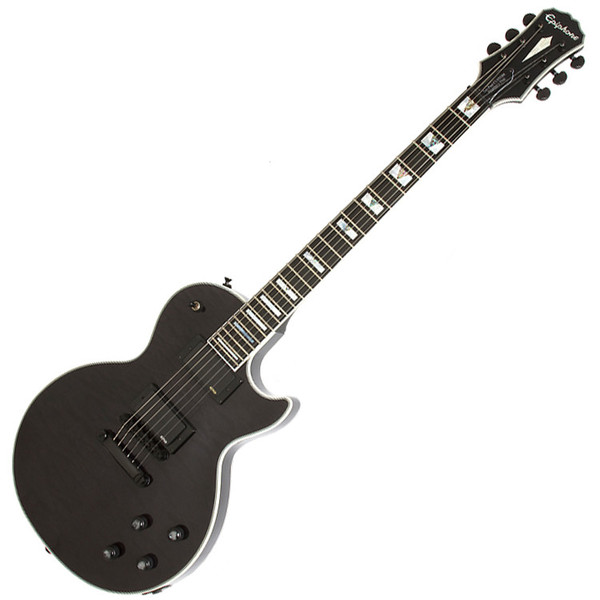 Epiphone Prophecy Les Paul Custom Plus EX with EMG's, Midnight Ebony