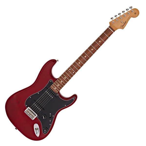 Fender Noventa Stratocaster PF, Crimson Red Transparent