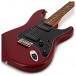 Fender Noventa Stratocaster PF, Crimson Red Transparent