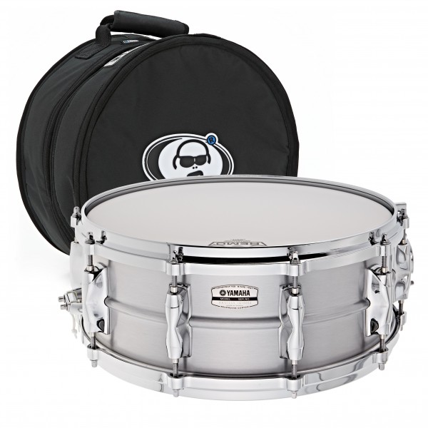 Yamaha Recording Custom Aluminum Snare Drum 14'' x 5.5'' w/Case
