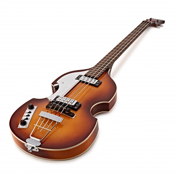 Hofner Ignition Left Handed Violin Bass, Sunburst at Gear4music