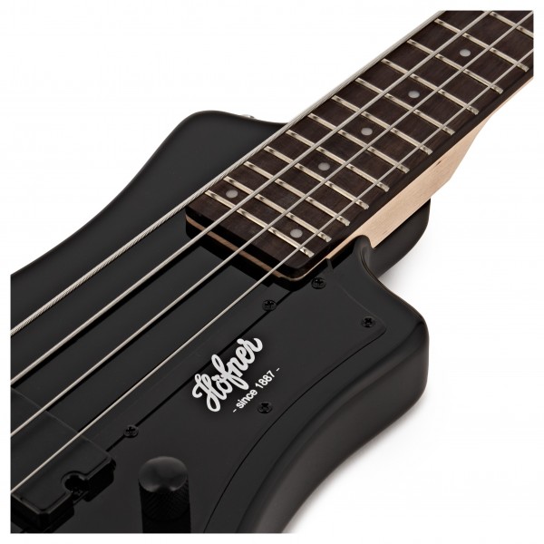 Hofner HCT Shorty Bass Guitar, Black