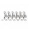 Guitarworks Locking Machine Heads, 6-In-Line, Chrome