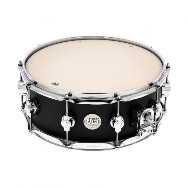 DW Design Series, 14 x 5.5" Snare Drum, Matt Lacquer, Black Satin