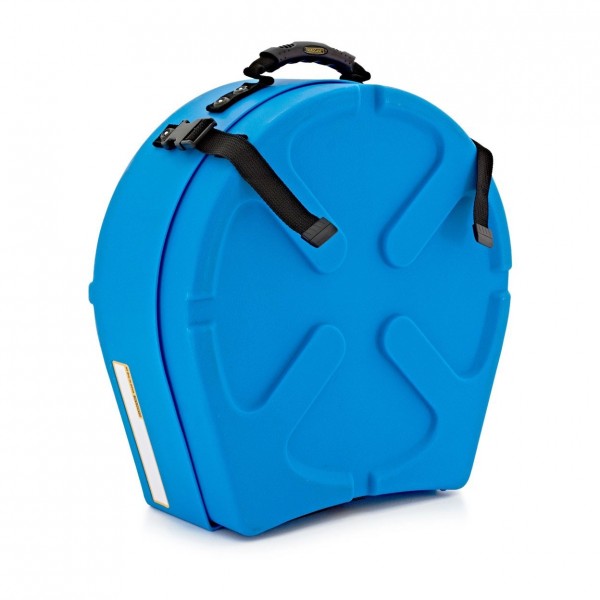 Hardcase 14" Fully Lined Snare Drum Case, Light Blue