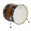 DW Design Series 22 x 18" Bass Drum, Gloss Lacquer, Tobacco Burst