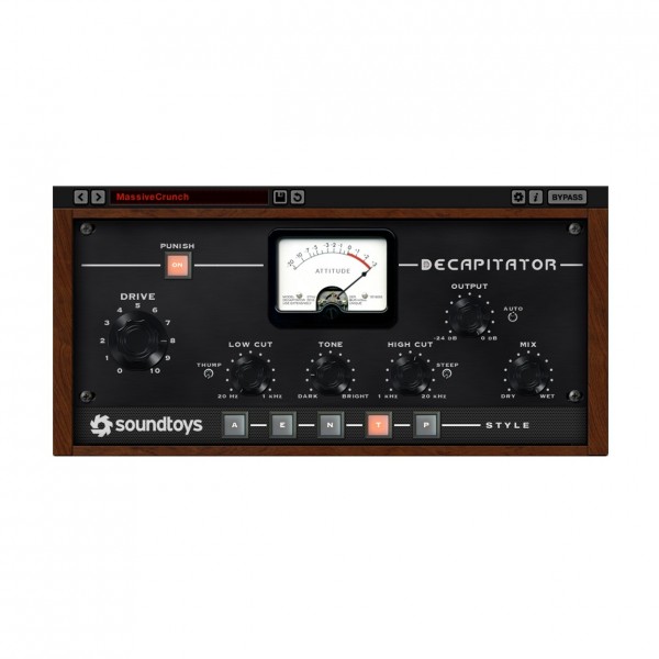 Soundtoys Decapitator Analog Saturation - Massive Crunch Preset