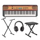 Yamaha PSR E360 Portable Keyboard Pack, Ahorn