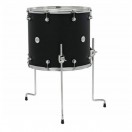 DW Design Series 18 x 16" Floor Tom, Matte Lacquer, Black Satin