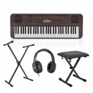 Yamaha PSR E360, Clavier Portable + Accessoires, Noyer Sombre