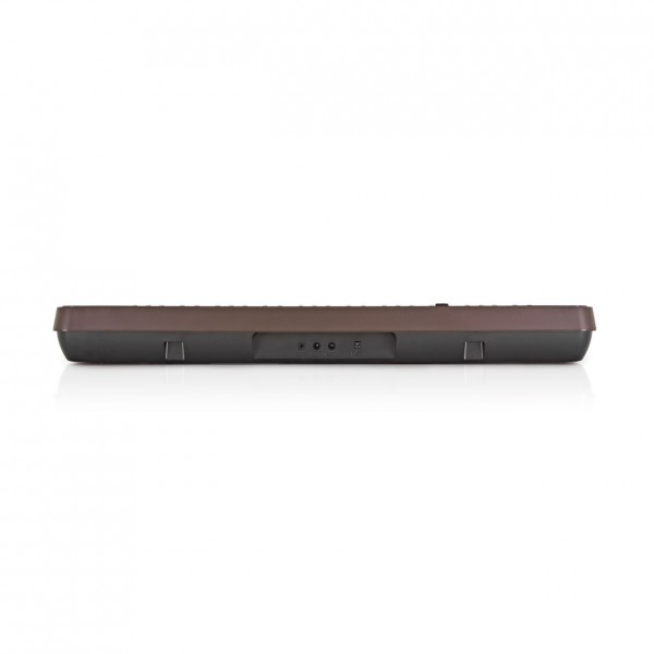 Yamaha PSR E360 Portable Keyboard Pack, Dark Walnut - Back