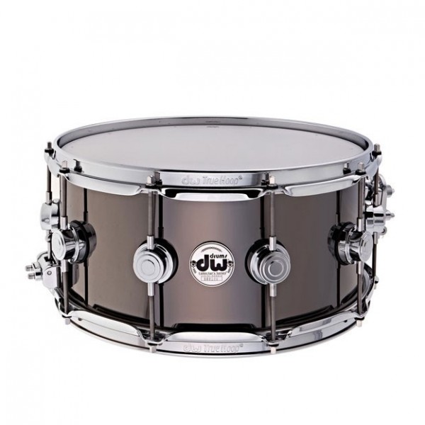 DW Black Nickel Over Brass 14 x 8" Snare Drum