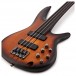 Ibanez SRF700 Fretless Bass, Brown Burst Flat