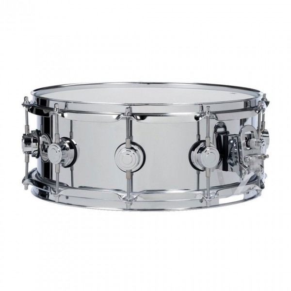 DW Steel 14 x 5.5" Snare Drum with reinforcement ring