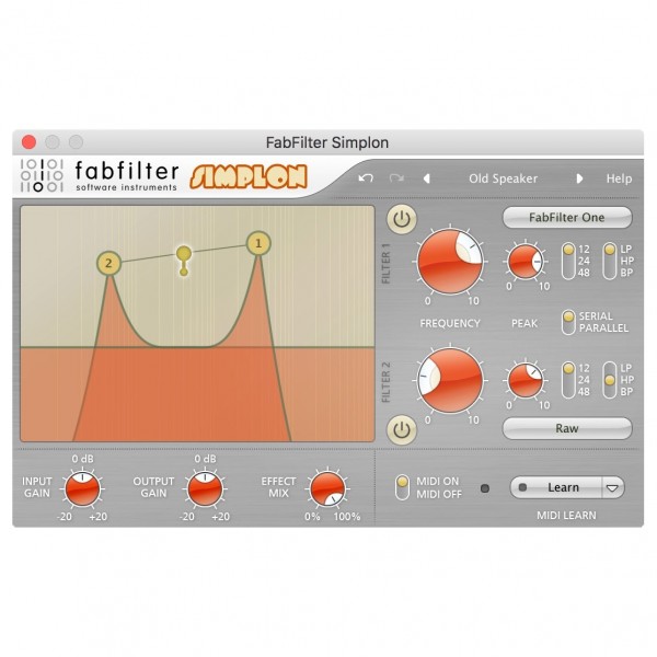 FabFilter Simplon, Digital Delivery