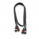 Phono - phono kabel dual mono, 1m