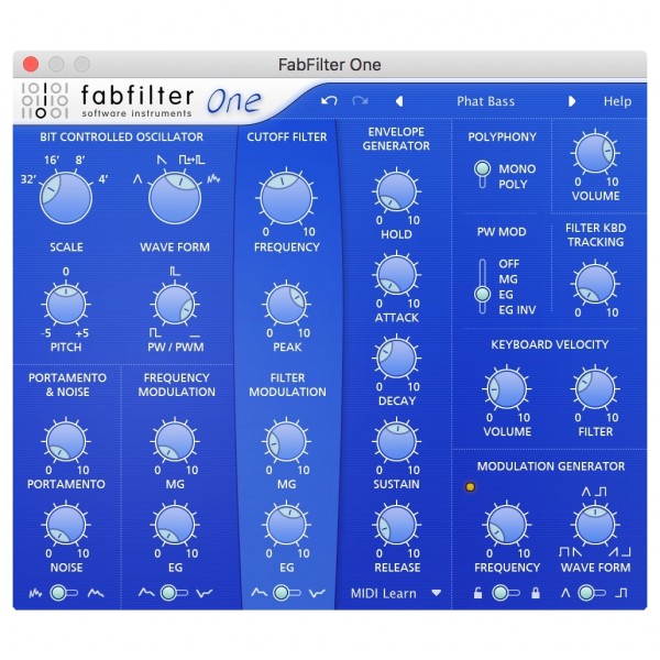 FabFilter One, Digital Delivery