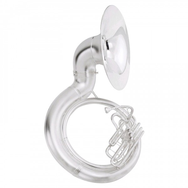 King 2350W Sousaphone, Satin Silver Plate