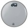 DW Bass drum head White coated 24