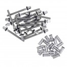 DW True-Pitch TP50 Tension Rods for 6.5'' Snares, w/Receivers
