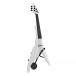 Wood Viper 5 String Electric Violin, Pearlised White