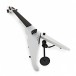 Wood Viper 5 String Electric Violin, Pearlised White