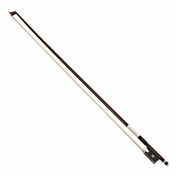 Orchestra Bulletwood Violin Bow, 4/4, Nickel Mountings