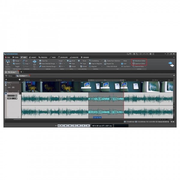 WaveLab Pro 10 Audio Editing and Mastering Software - Inline Editing