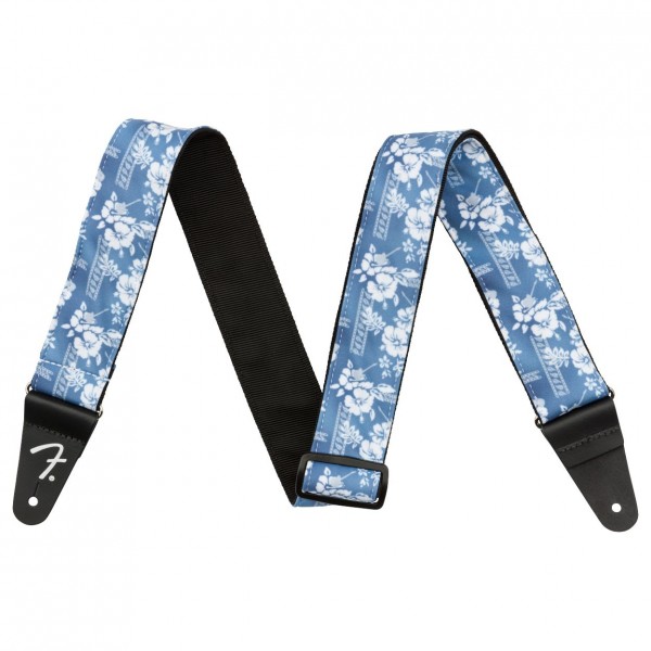 Fender 2'' Hawaiian Strap, Blue Floral