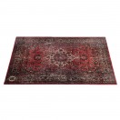 Drum n Bass Vintage Persian Stage Drum Rug, Original Red 130cm x 90cm