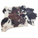 Drum n Base Cow Print Drum Mat, White and Black