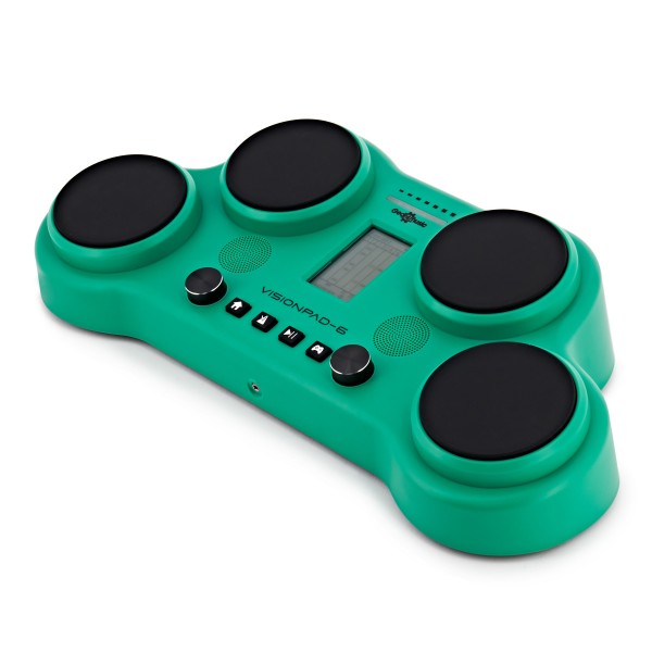 VISIONPAD-6 Electronic Drum Pad Pack by Gear4music, Green