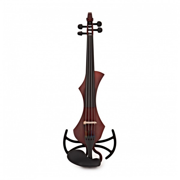 GEWA Novita 3.0 Electric Violin with adapter, Red Brown